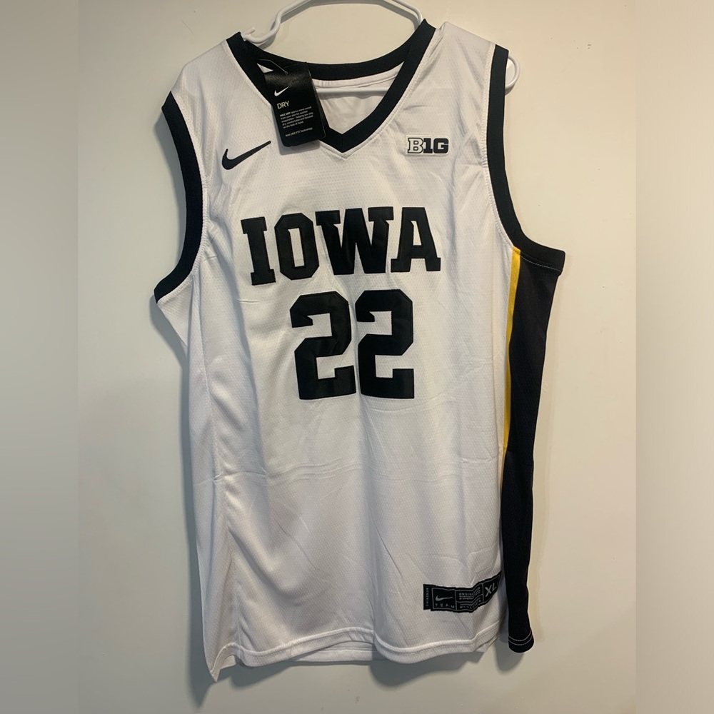 White Caitlin Clark Iowa Hawkeyes Basketball Jersey